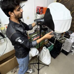 Professional photographer light