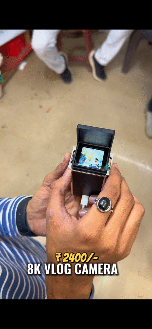 8K VLOGING CAMERA VINTAGE LOOK