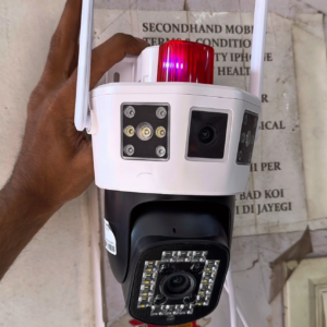 Alarm dual camera cctv