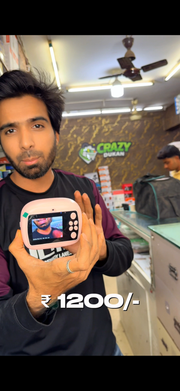 Kids camera with print