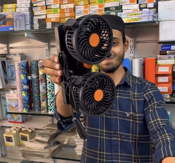 CAR DOUBLE FAN