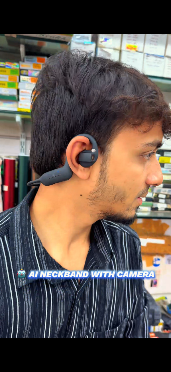 Ai neckband with camera