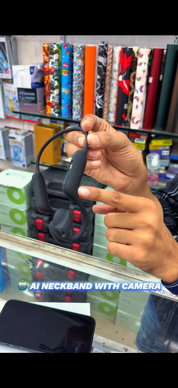 Ai neckband with camera