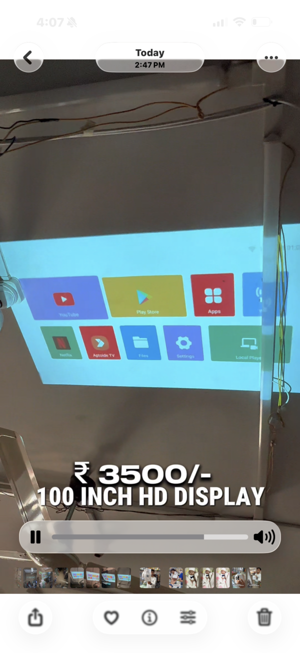 100 INCH DISPLAY PROJECTOR