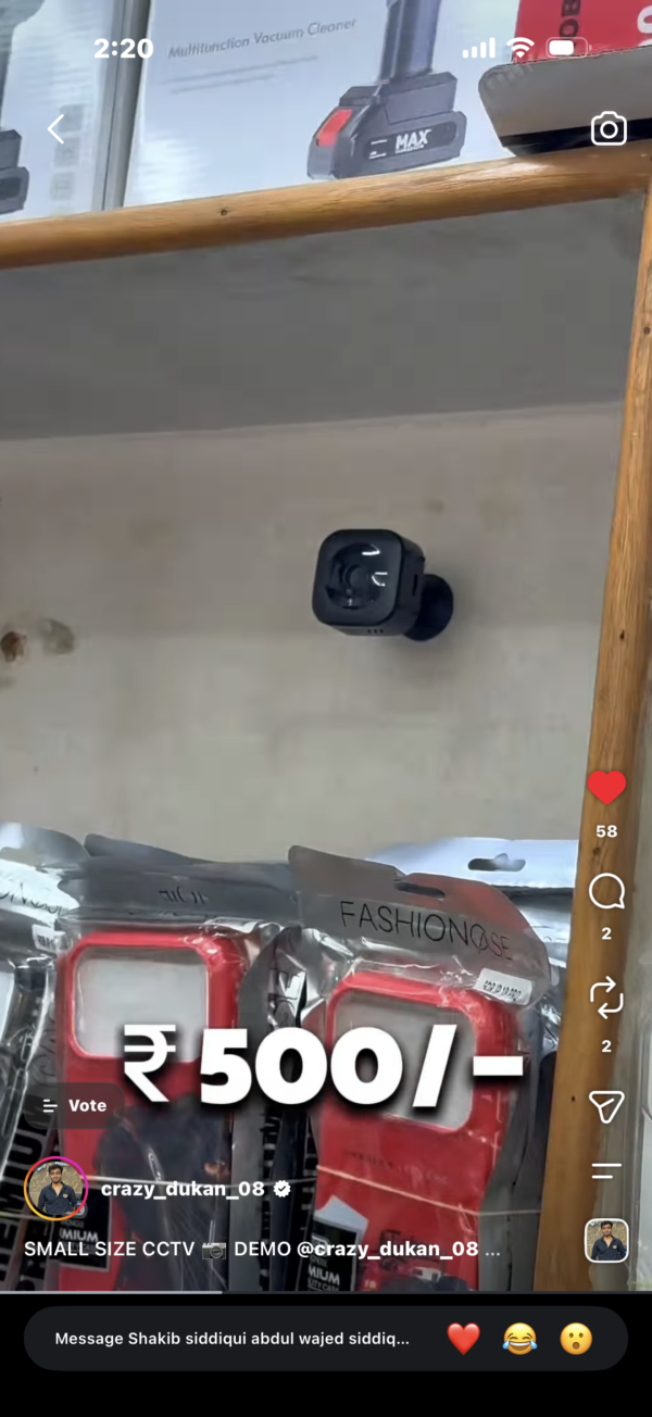 Mini camera cctv