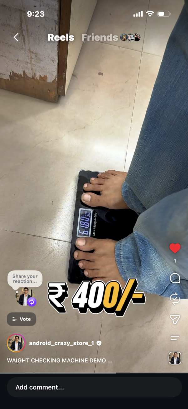 Waight machine