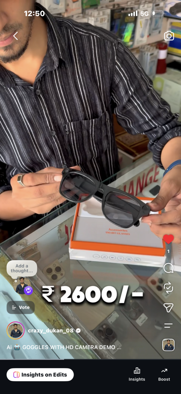 Ai Goggles smart camera