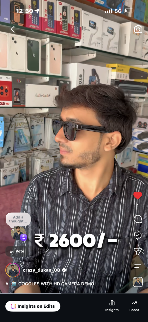Ai Goggles smart camera