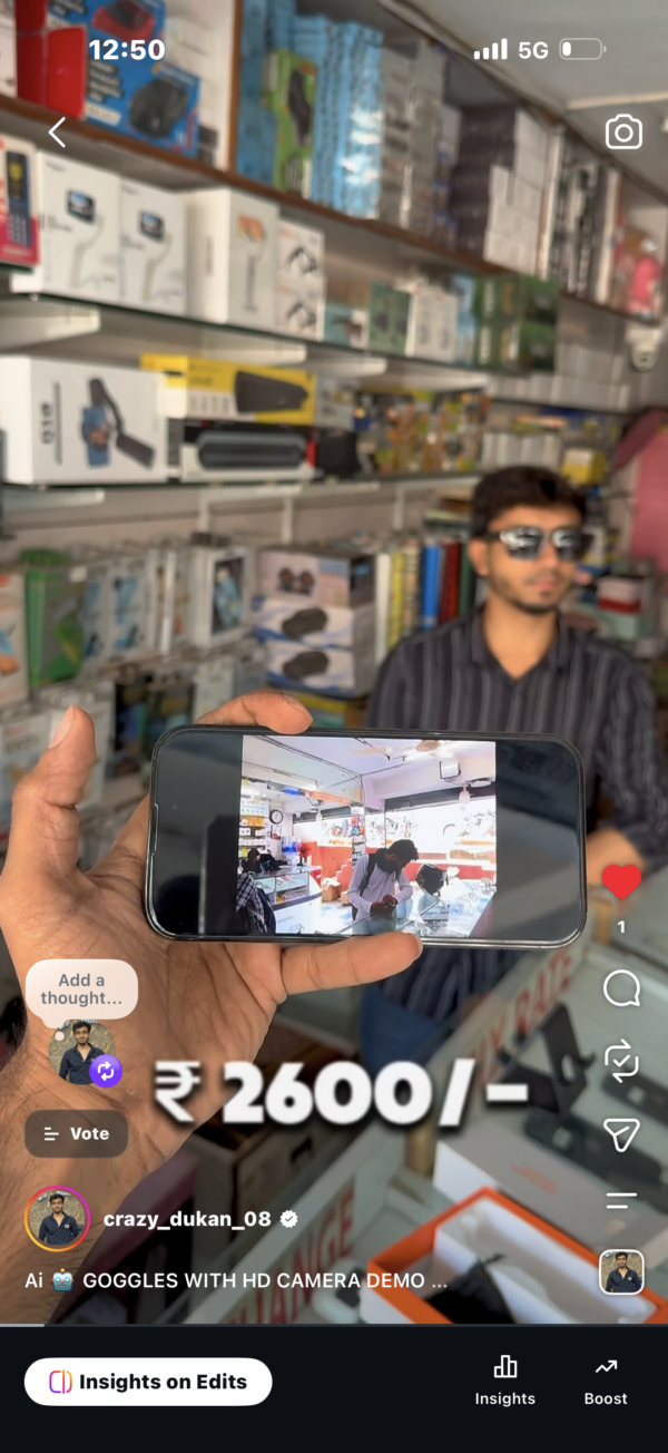Ai Goggles smart camera