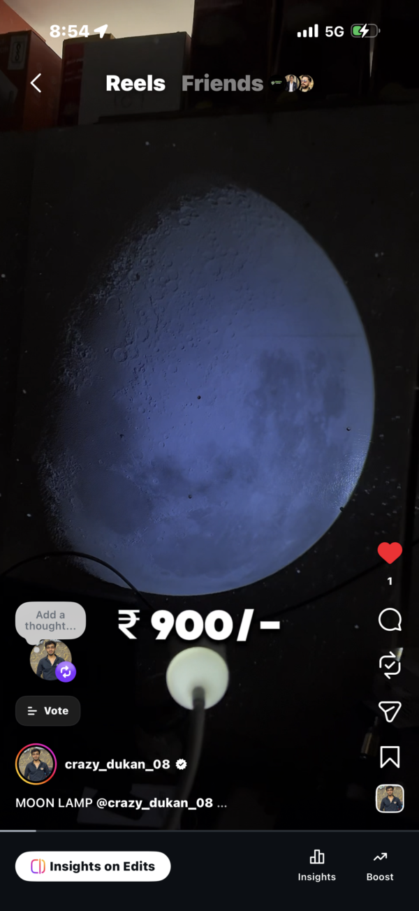 moon lamp