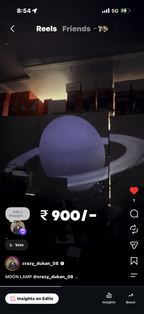 moon lamp